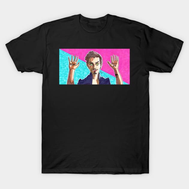 Klaus Hargreeves - Umbrella Academy T-Shirt by AAHarrison